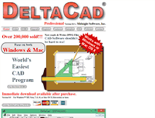 Tablet Screenshot of deltacad.com
